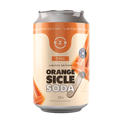 Orangesicle - THC Soda, 3mg / 12oz | Case of 24