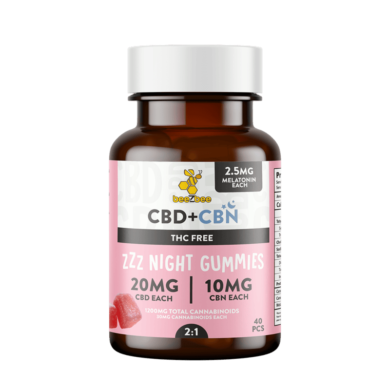 CBD+CBN zZz Night Gummies | 1 Case of 6 Jars