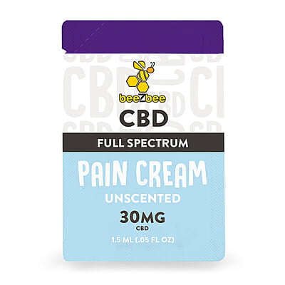 CBD Single Serving Pain Cream, 20mg