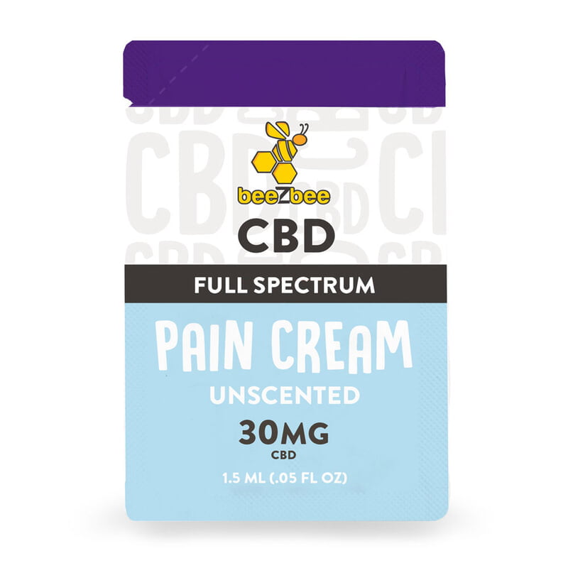 CBD Single Serving Pain Cream, 20mg