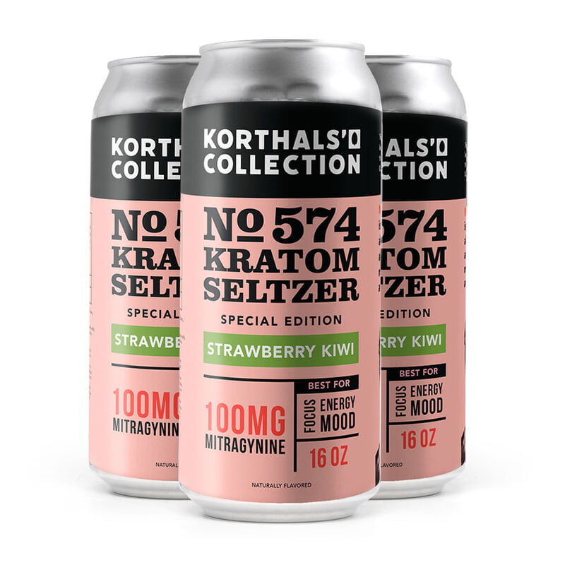 No. 574 Kratom Seltzer - Strawberry Kiwi No. 574 Kratom Seltzer - Strawberry Kiwi