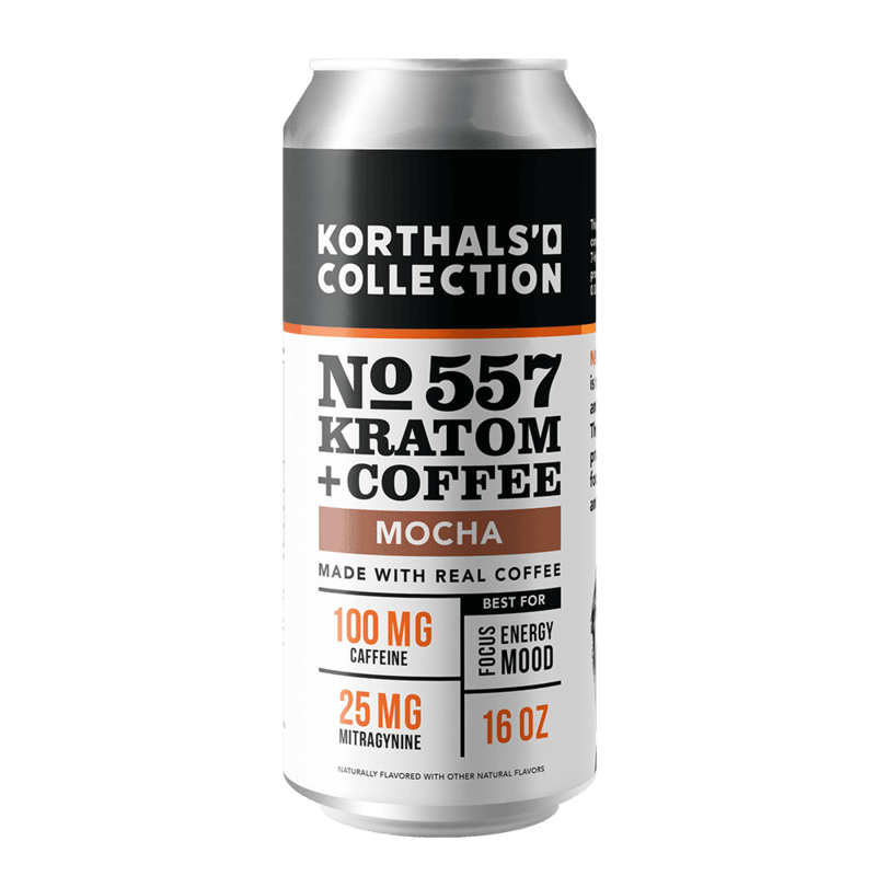 No. 557 Kratom + Coffee - Mocha | Case of 24 Cans