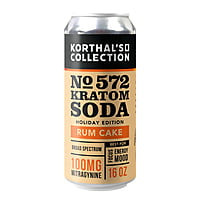 No. 572 Kratom Soda - Rum Cake | Case of 24 Cans