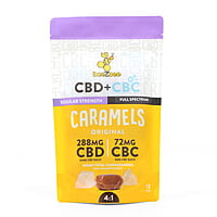 CBD+CBC Caramels - High Strength 4:1- Original 3ct