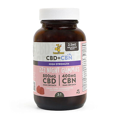 CBD+CBN zZz Night Gummies, High Strength CBD+CBN zZz Night Gummies, High Strength