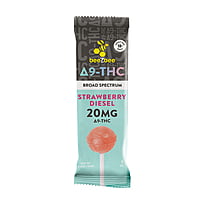 Delta-9 THC Terpene Lollipops - Strawberry Diesel Delta-9 THC Terpene Lollipops - Strawberry Diesel