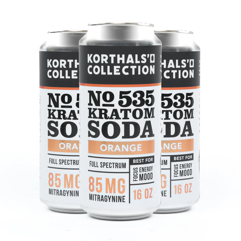 No. 535 Kratom Soda - Orange No. 535 Kratom Soda - Orange