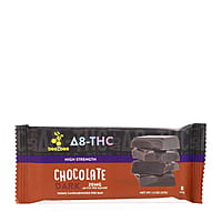 Delta-8 THC Chocolate Bars, High Strength - Dark