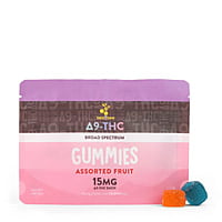 Delta-9 THC Gummies - 75mg - Assorted Fruit - 5ct