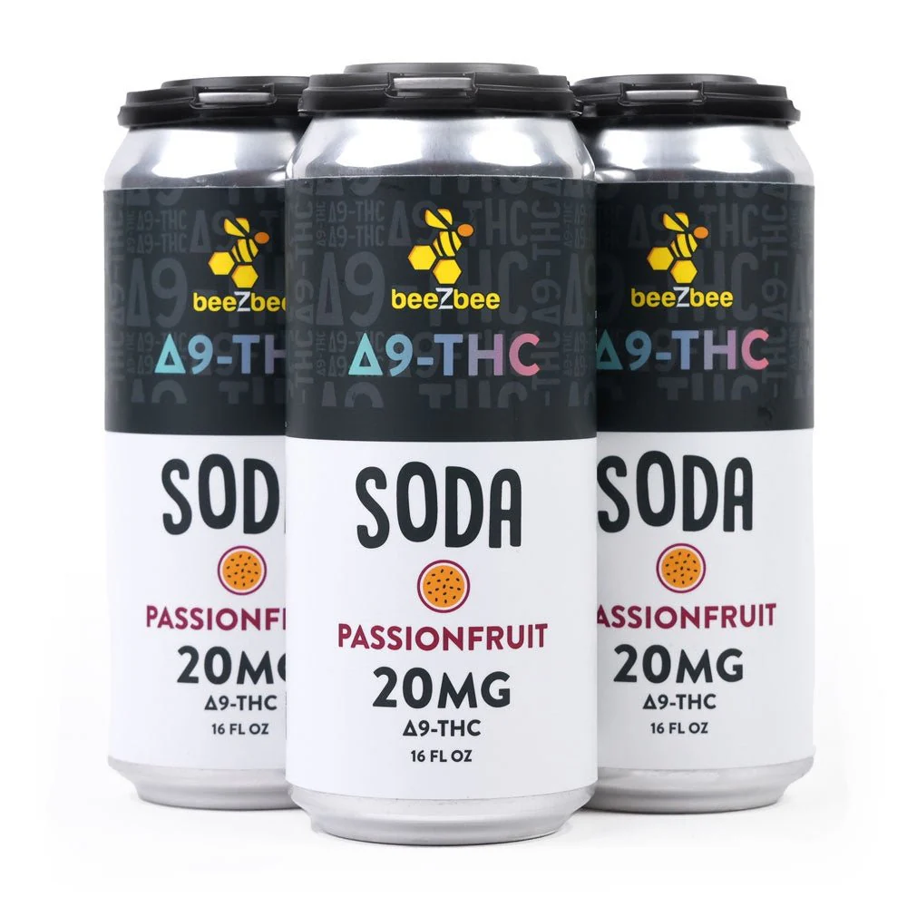 Delta-9 THC Soda - Passionfruit Delta-9 THC Soda - Passionfruit