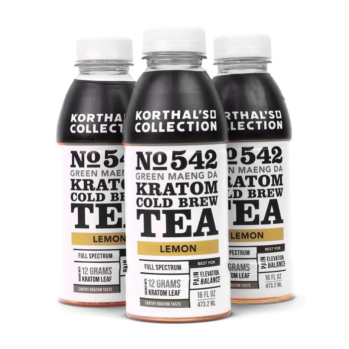 No. 542 Kratom Cold Brew Tea - Green Maeng Da, Lemon No. 542 Kratom Cold Brew Tea - Green Maeng Da, Lemon