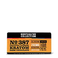 No. 387 Caffeine + Ginseng Kratom Chocolate Bar - Dark