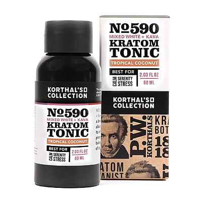 No. 590 Mixed White Kratom + Kava Tonic